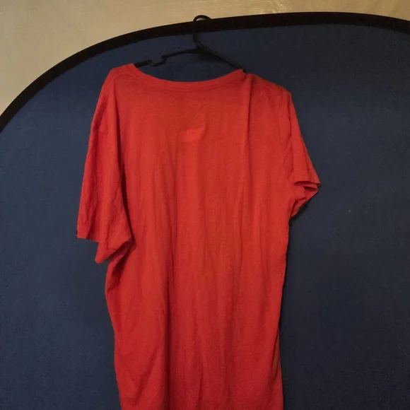 Nike Men's Red Tee with Graphic Design - Picture 2 of 3